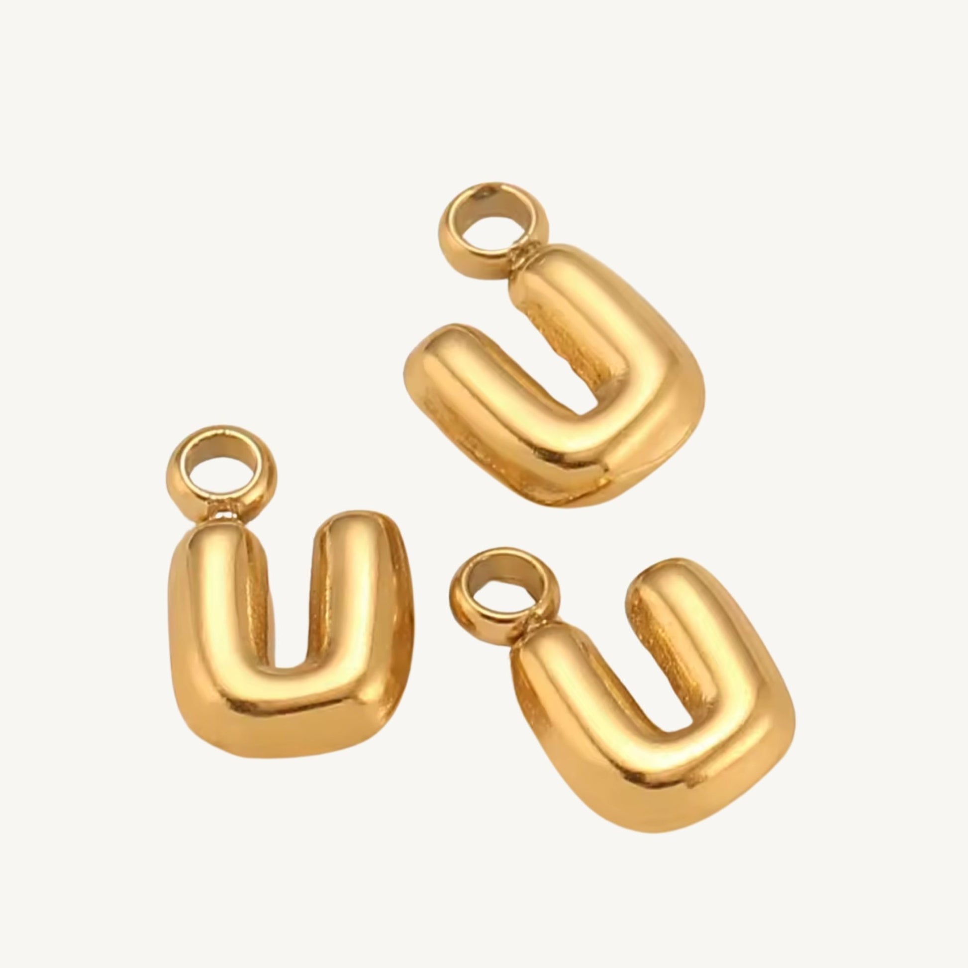 Mini Bubble Initial Charms