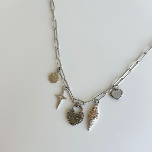 Silver Charm Necklace