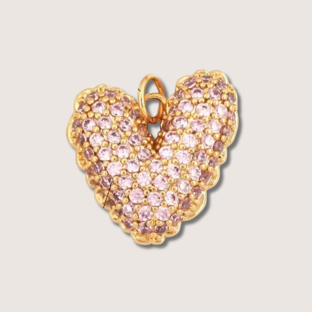 Cluster Heart Charms