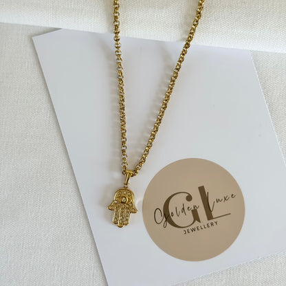 Hamsa Hand Necklace