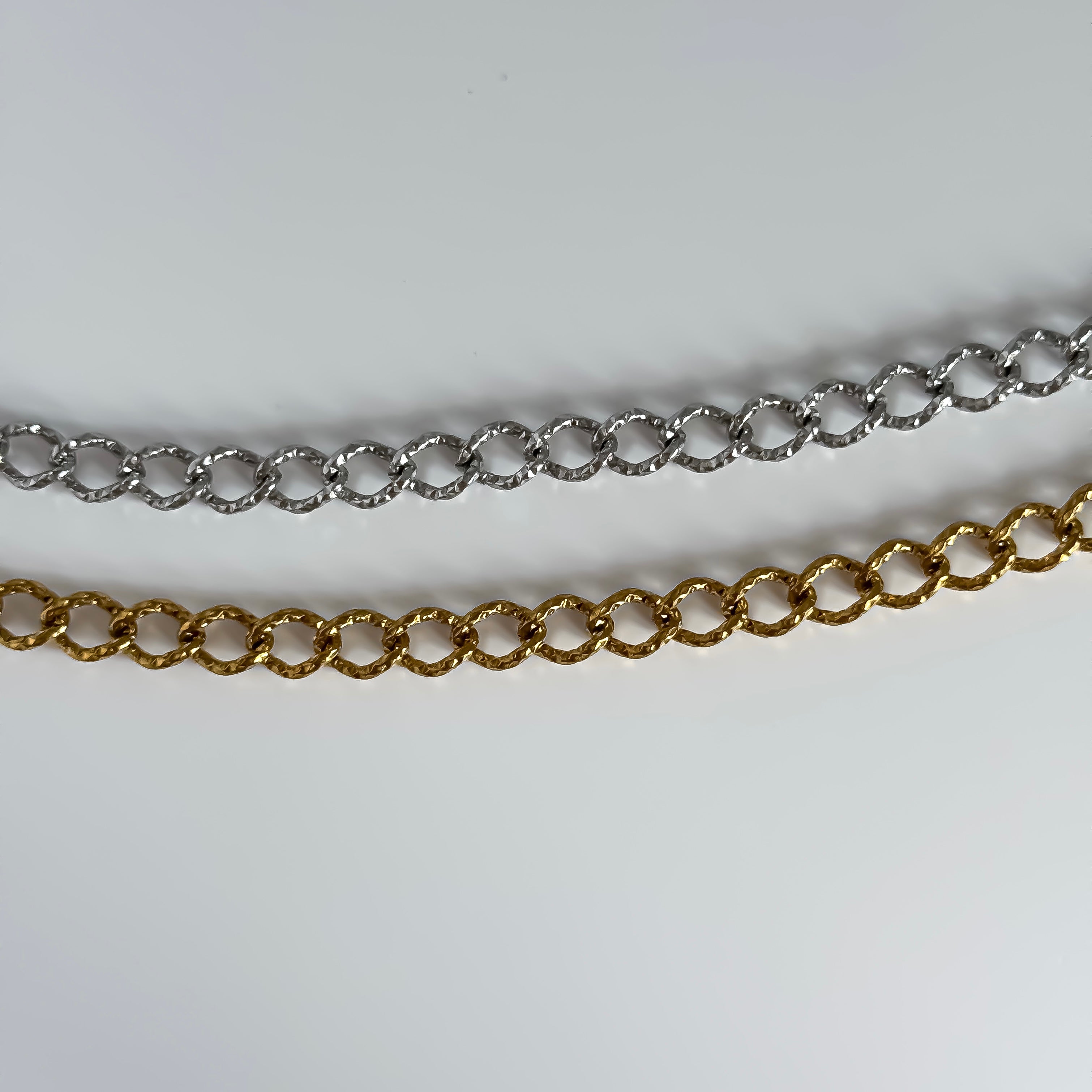 Textured Multi Charm Chain