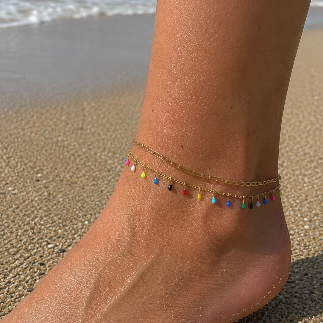 Rainbow Anklet