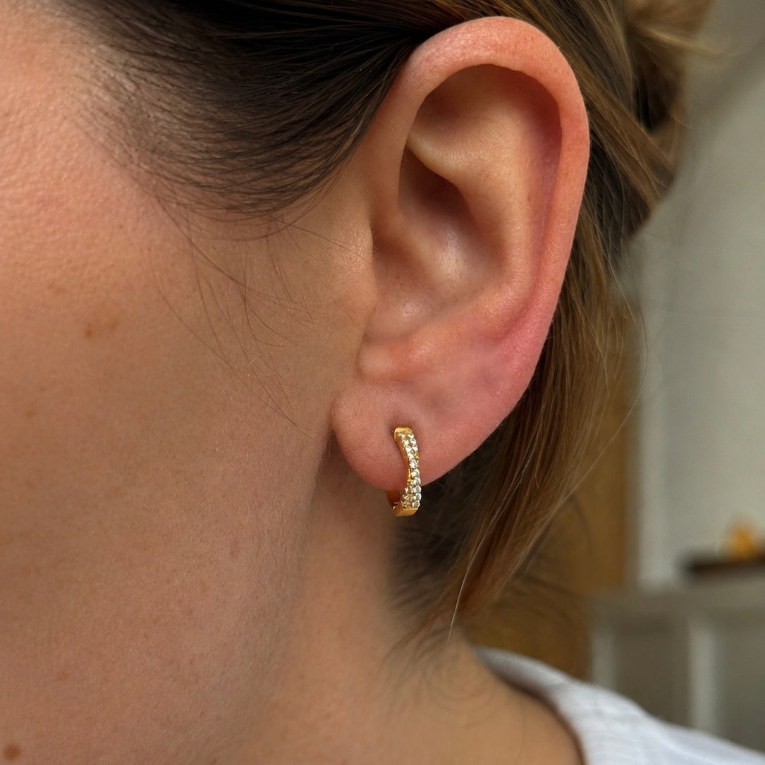 Harper Twist Huggie Hoop Earrings
