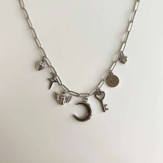 Silver Charm Necklace