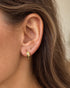 Celeste Starburst 925 sterling silver huggie hoop earrings