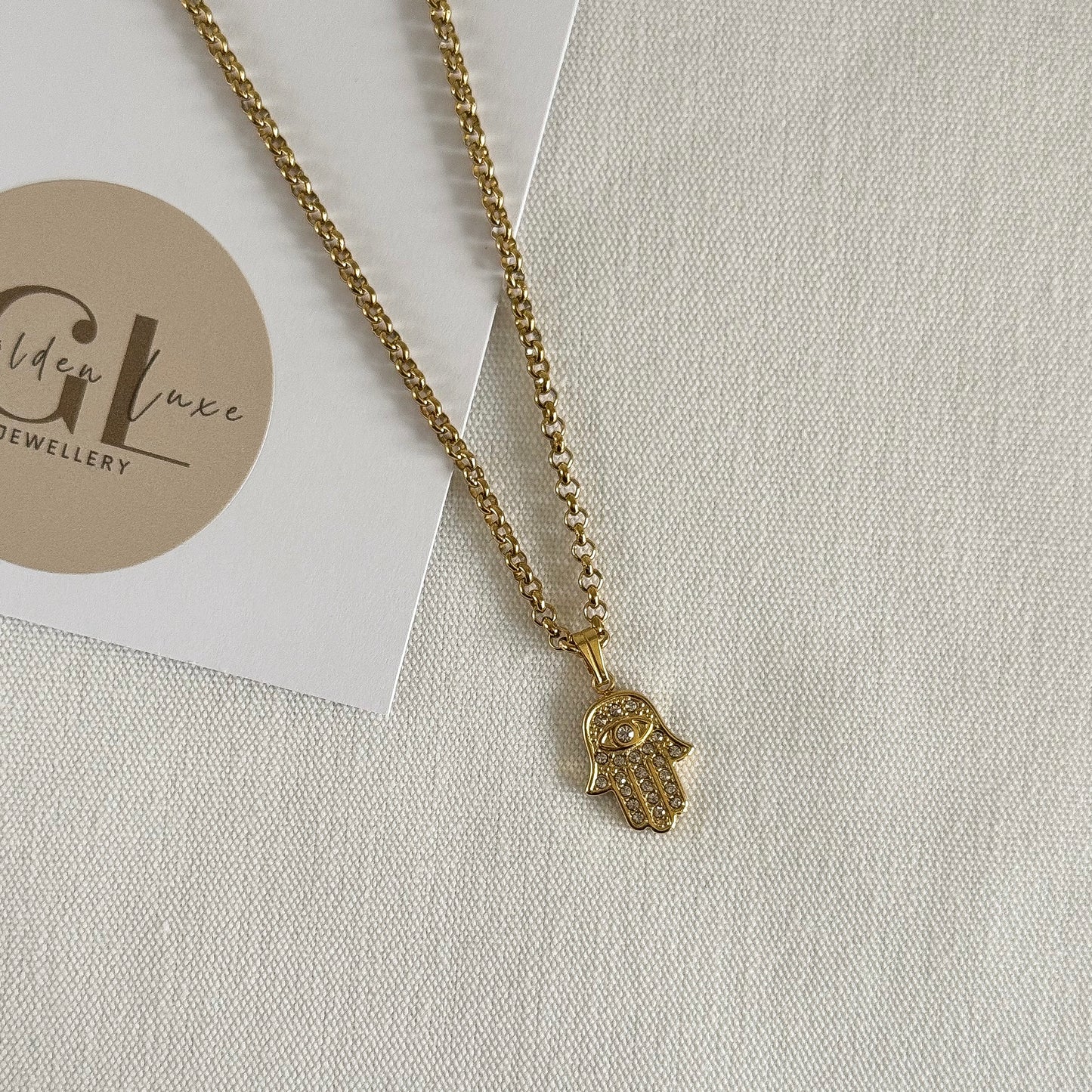 Hamsa Hand Necklace