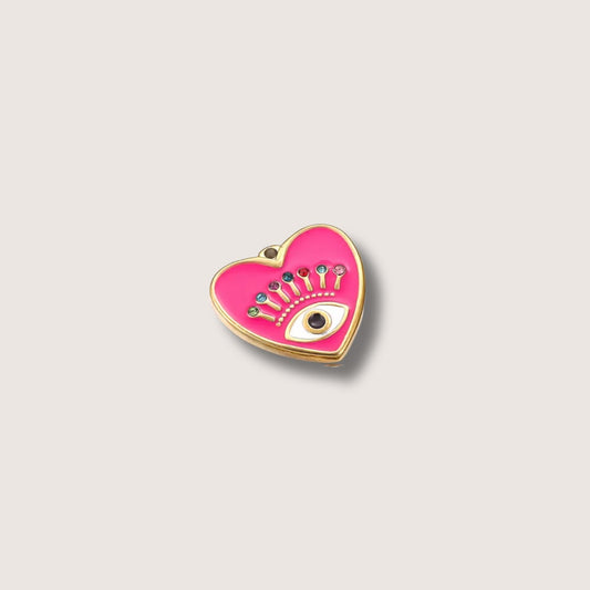 Pink Evil Eye Charms