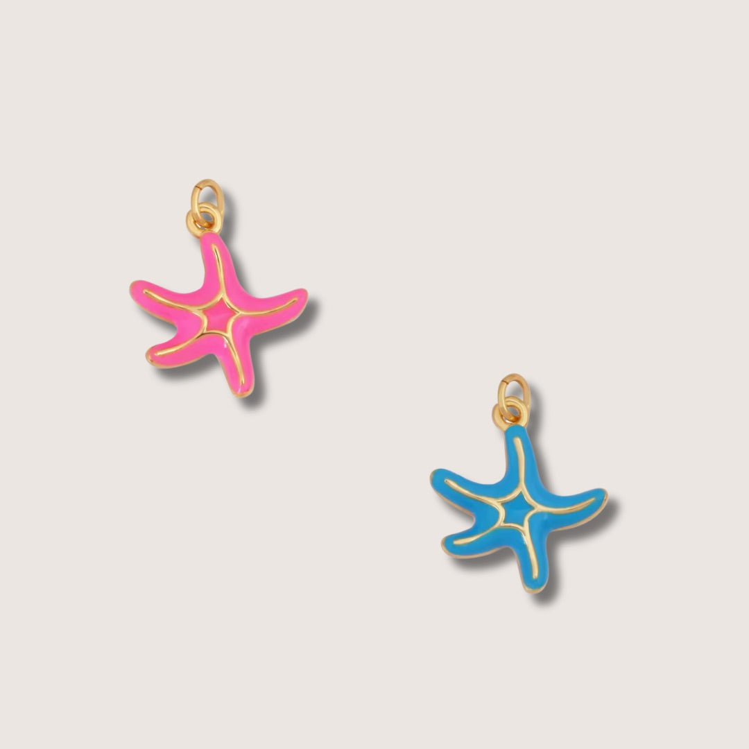 Pink Starfish Charms