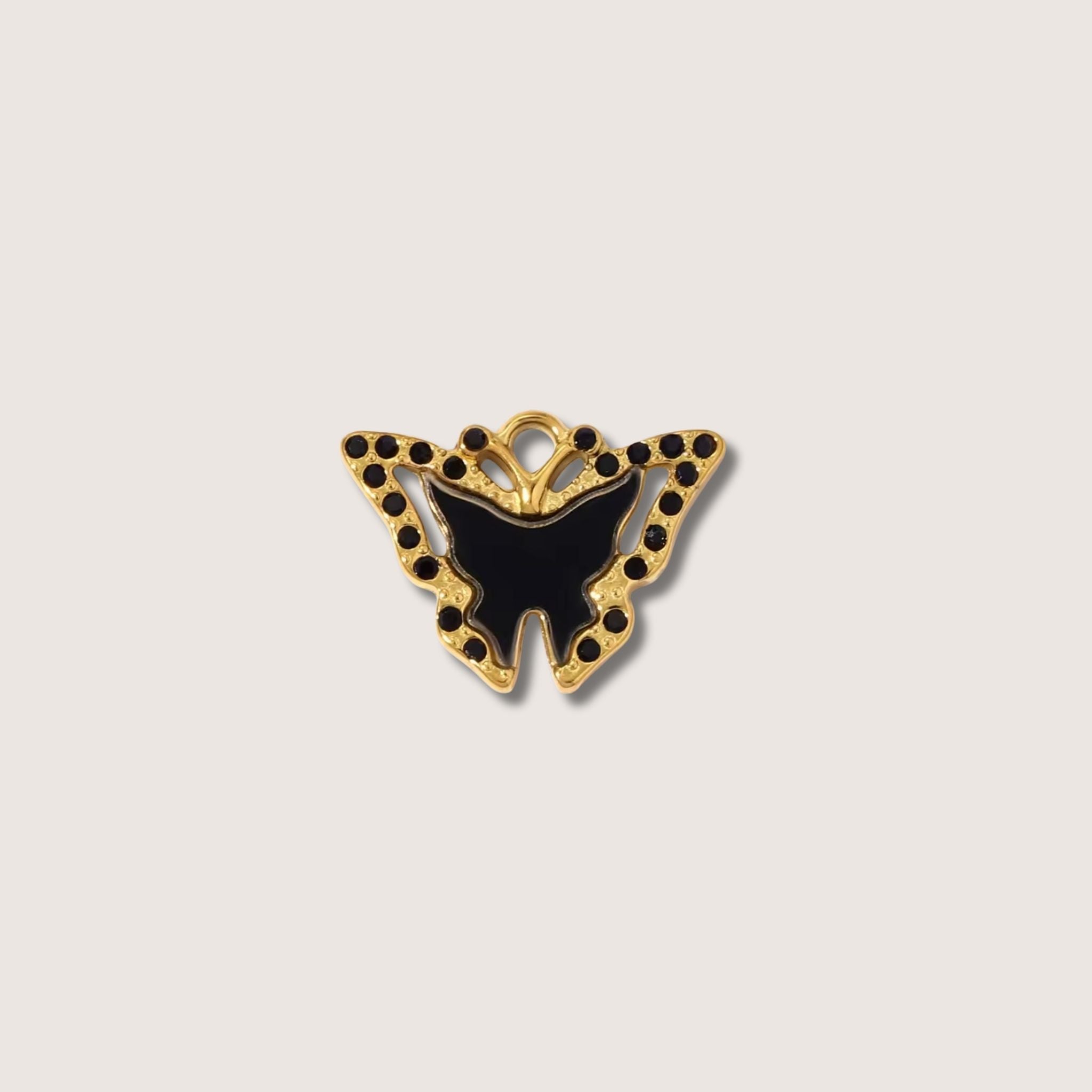 Black Butterfly Charms