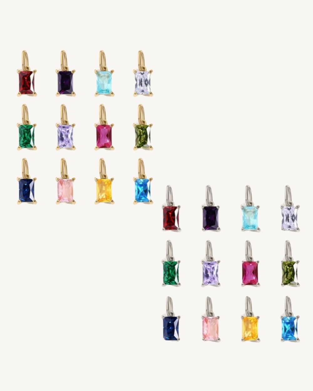 Birthstones Charms