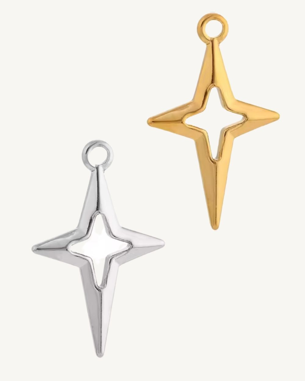 Hollow Star Charms