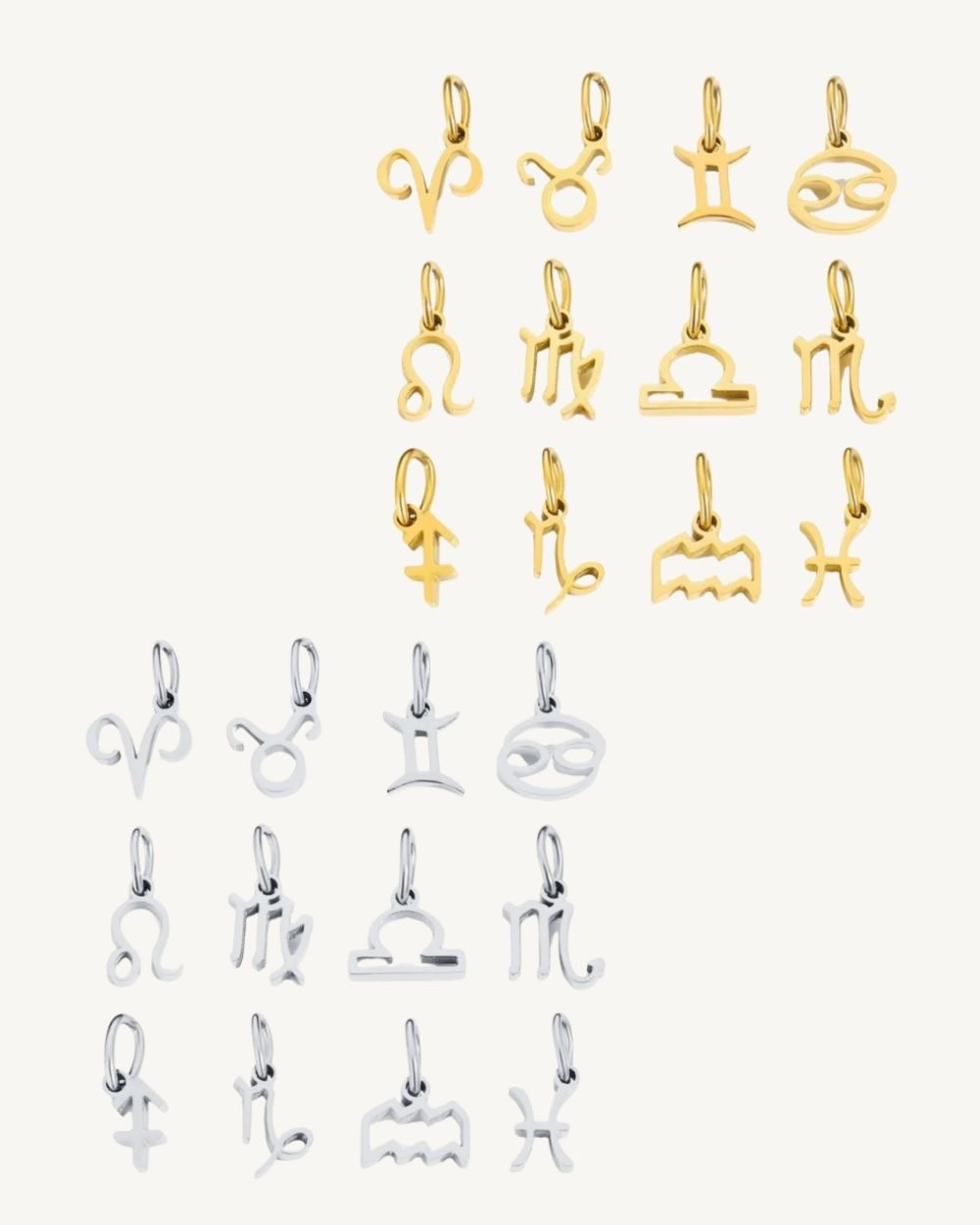 Zodiac Sign Charms