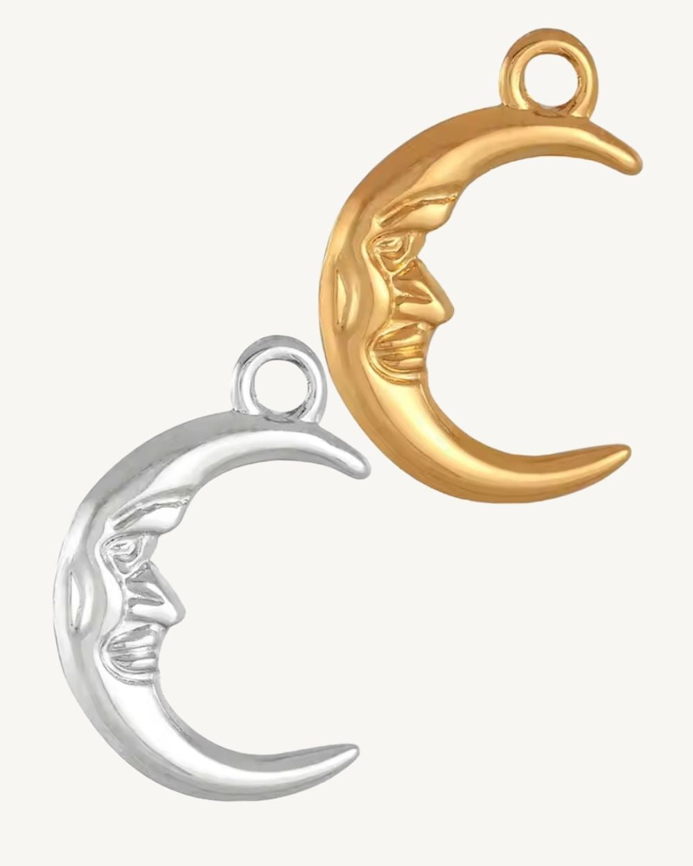 Moon Face Charms