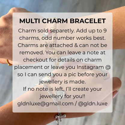 Oval Multi Charm Chain