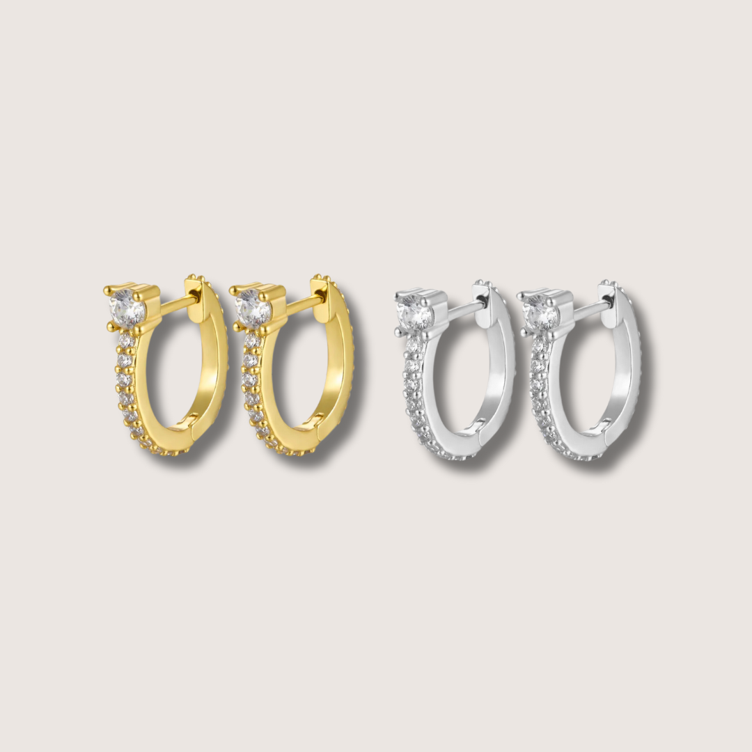 Thea Huggie Hoop Earrings