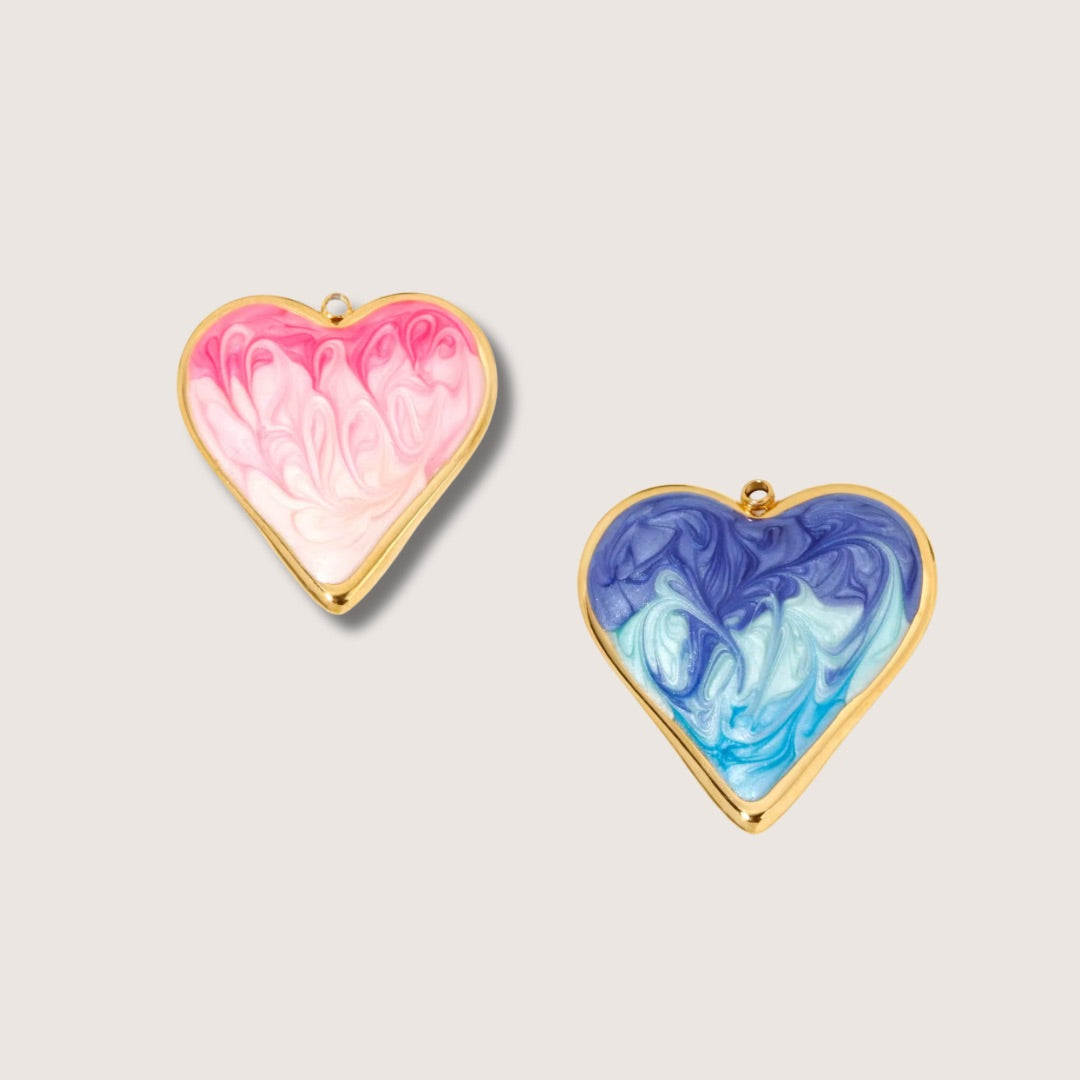 Large Heart Charms