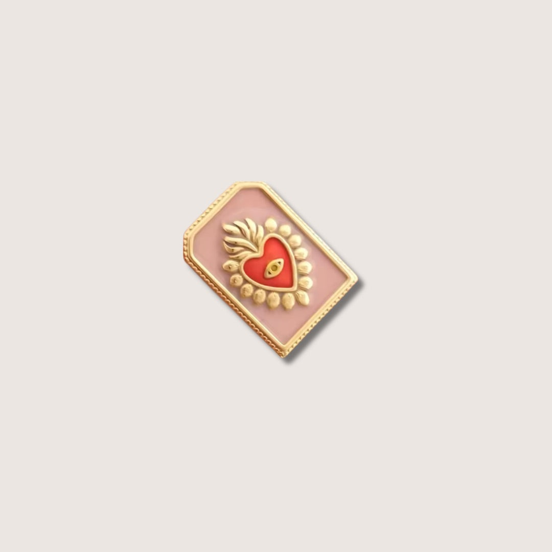 Flame Card Charms