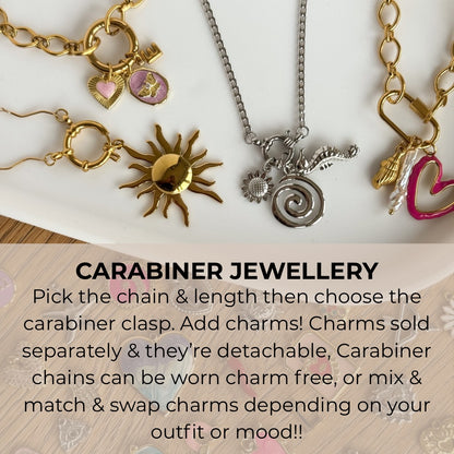 Curb Carabiner Bracelet