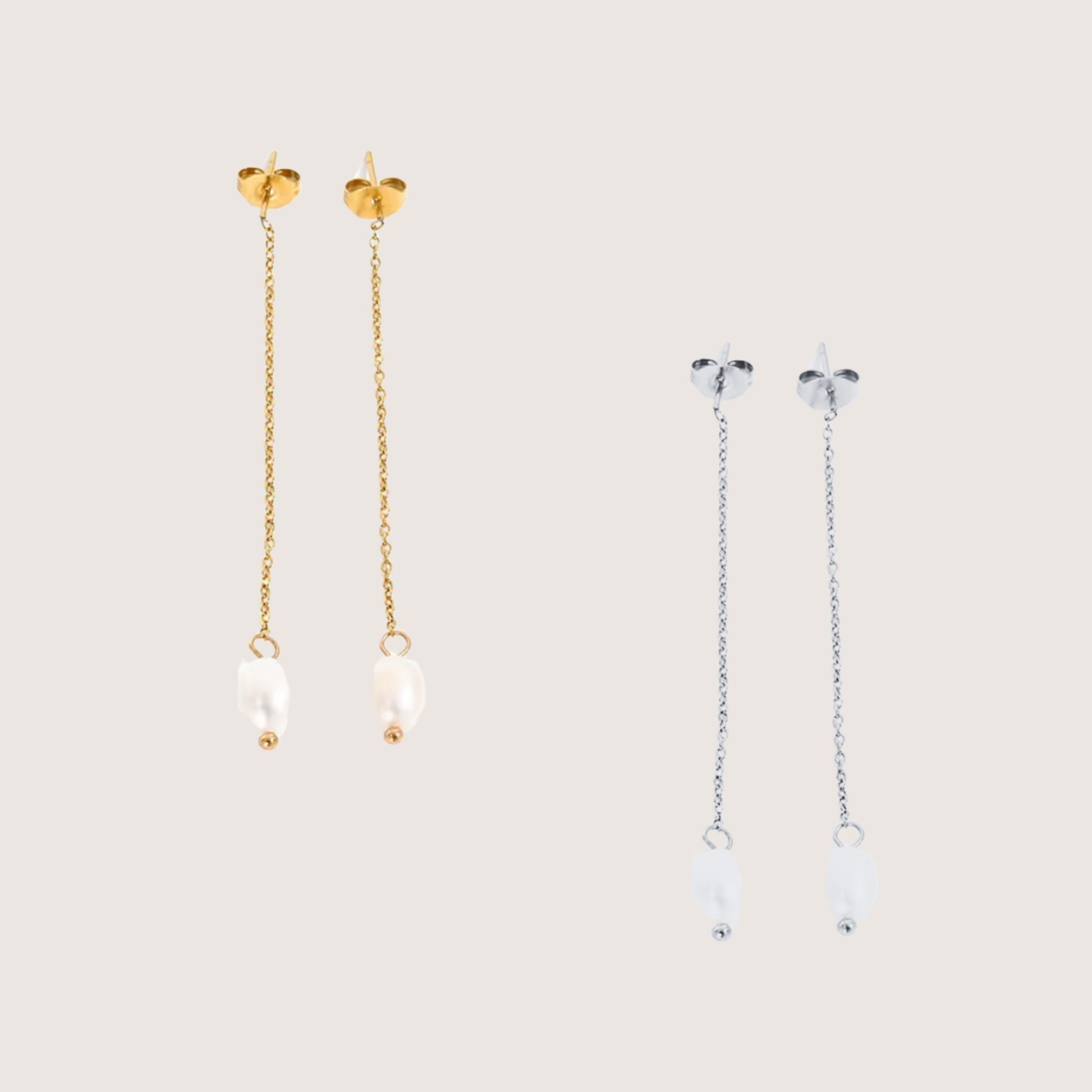 Ellie Pearl Drop Earrings