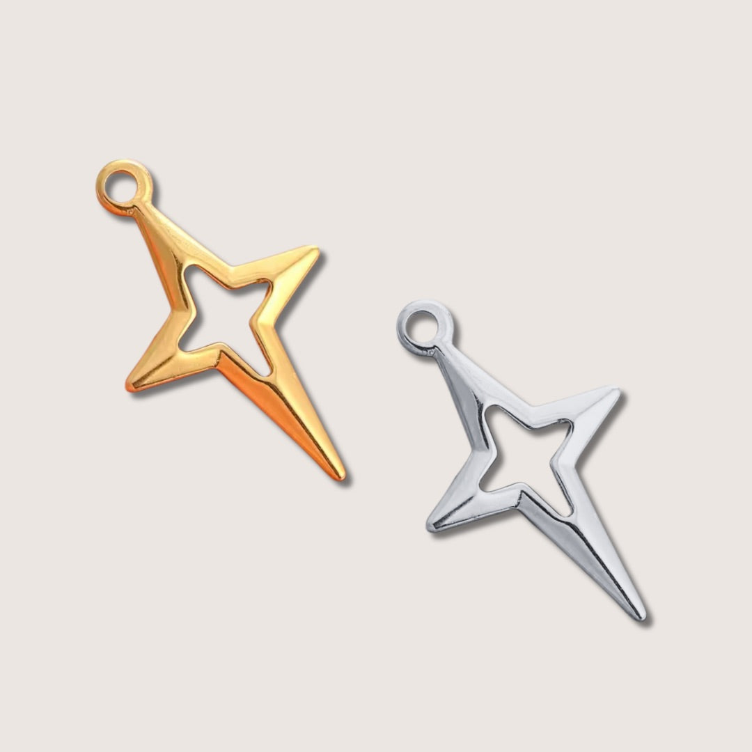 Hollow Star Charms