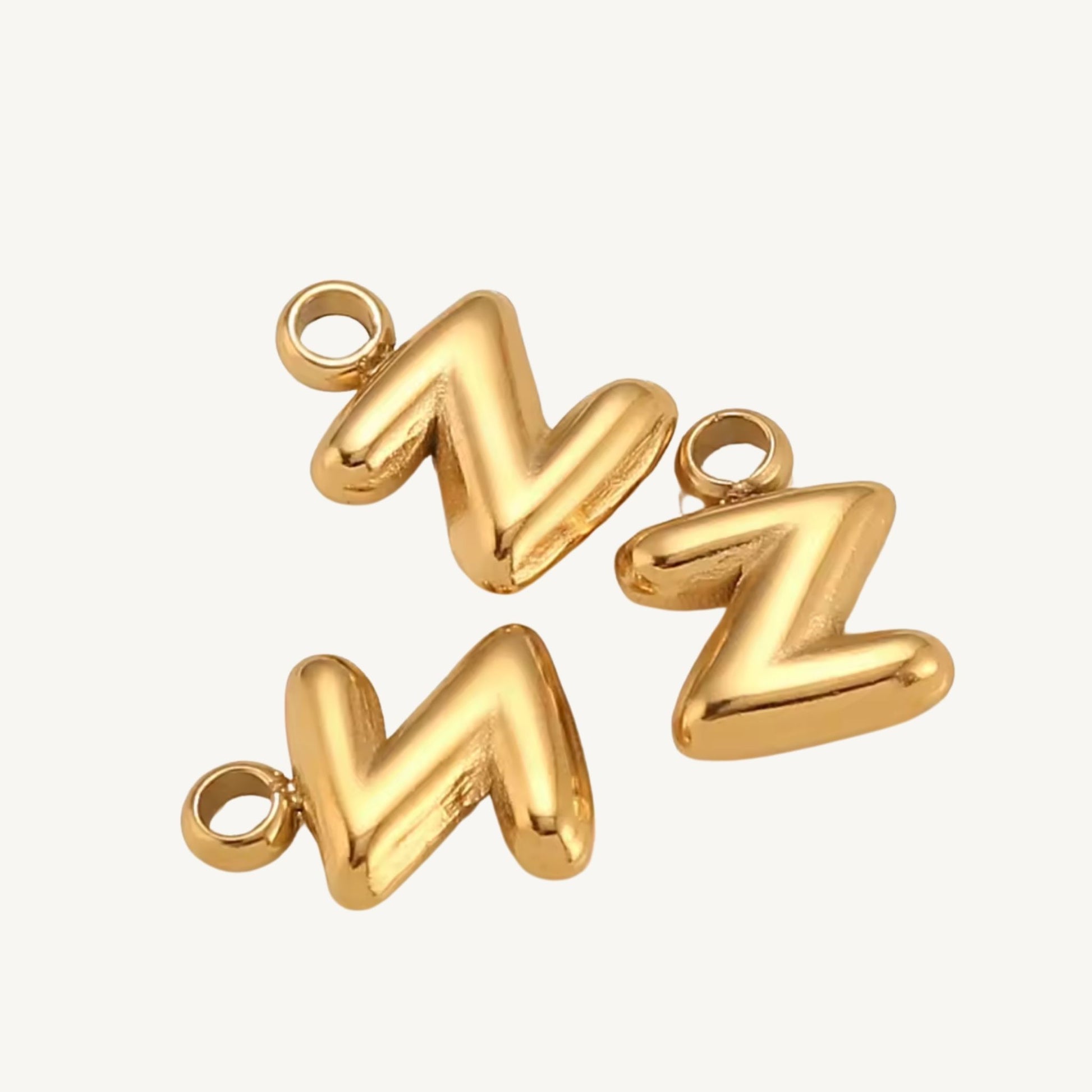 Mini Bubble Initial Charms