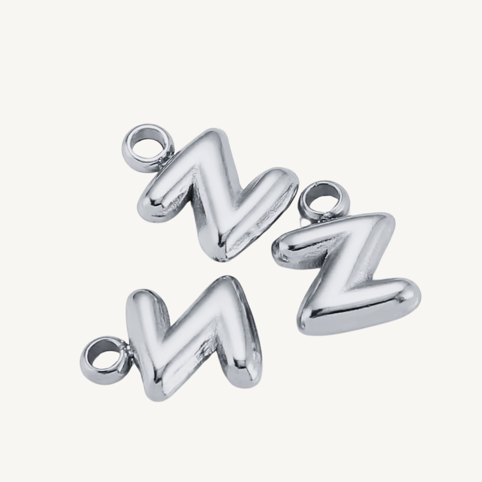Mini Bubble Initial Charms