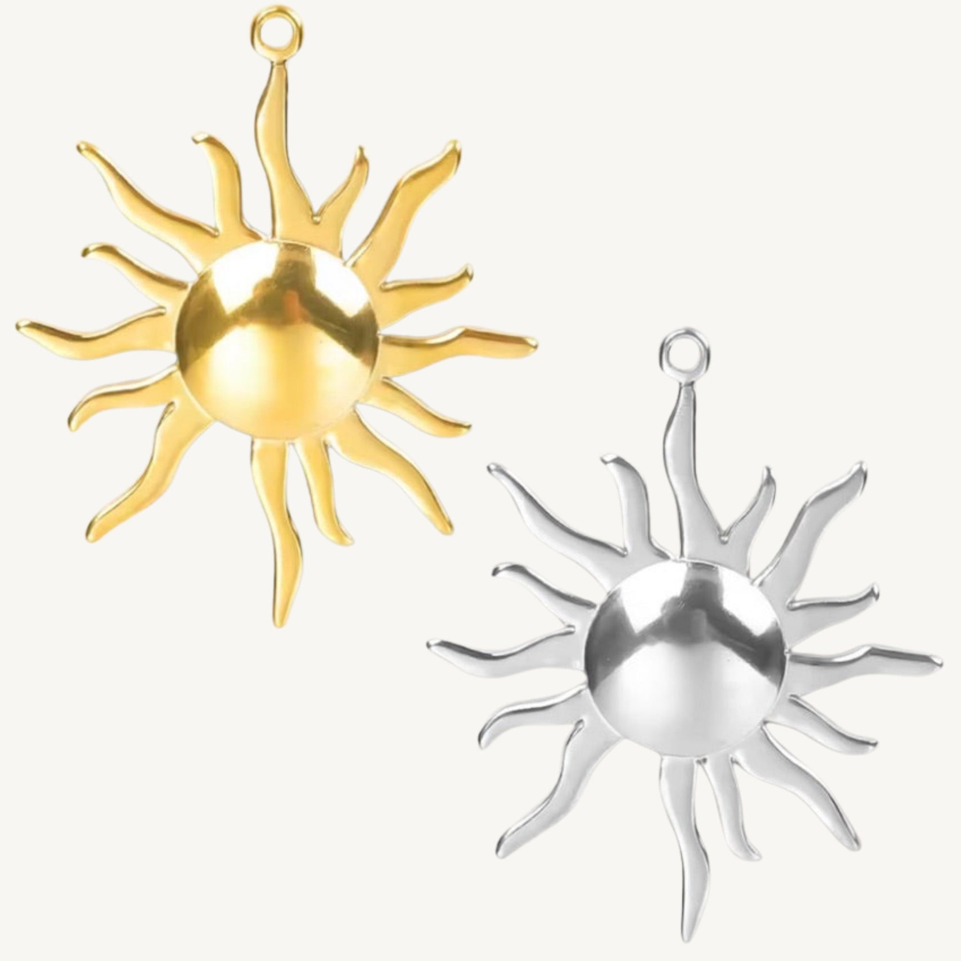 Large Sun Charms