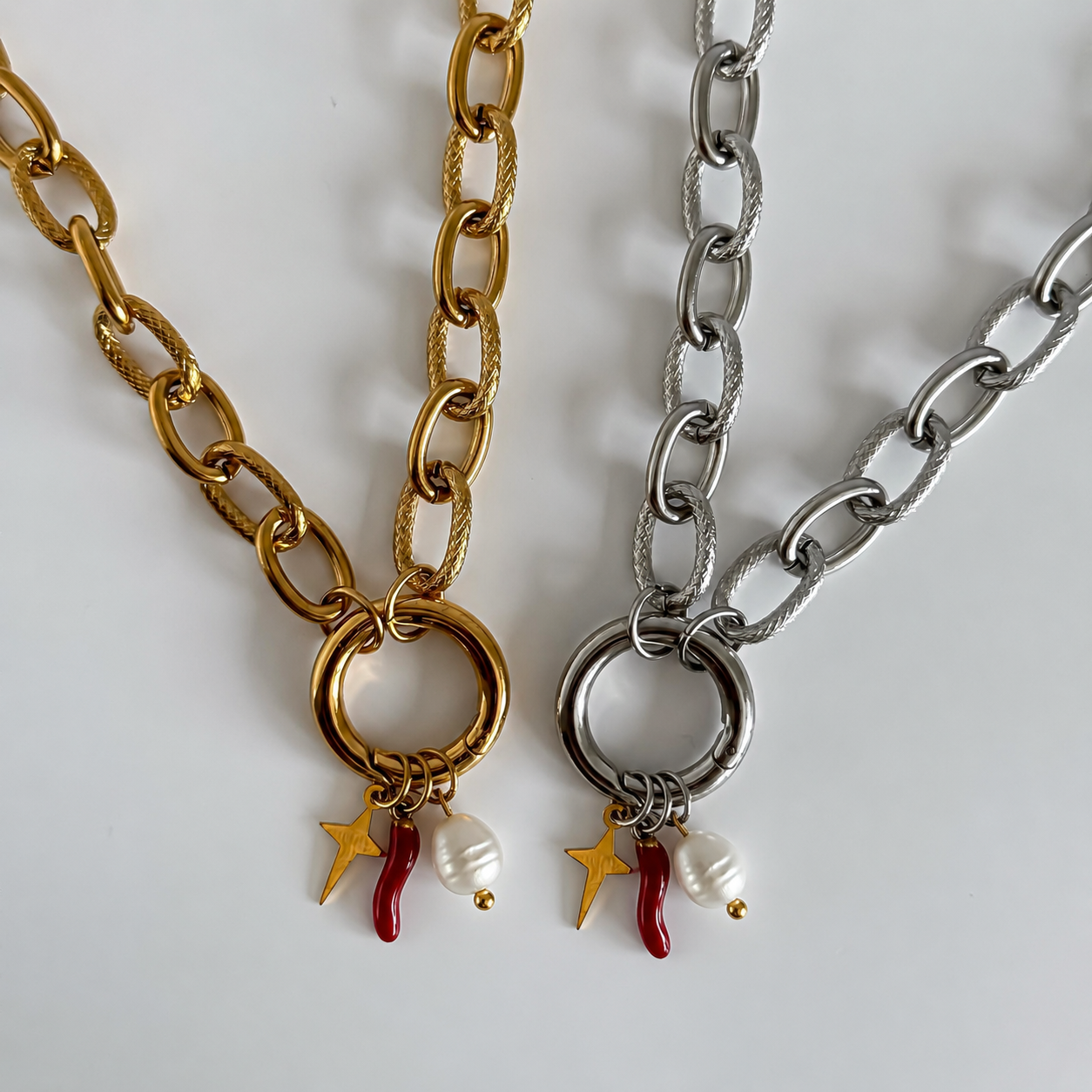 Chunky Carabiner Necklace