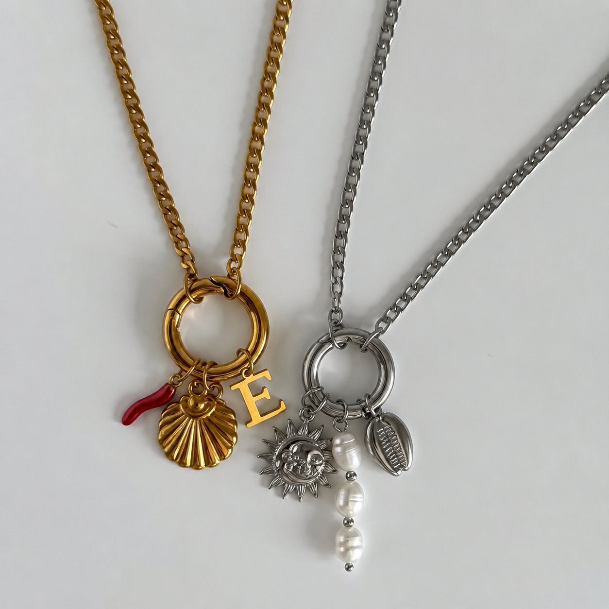 Curb Carabiner Necklace