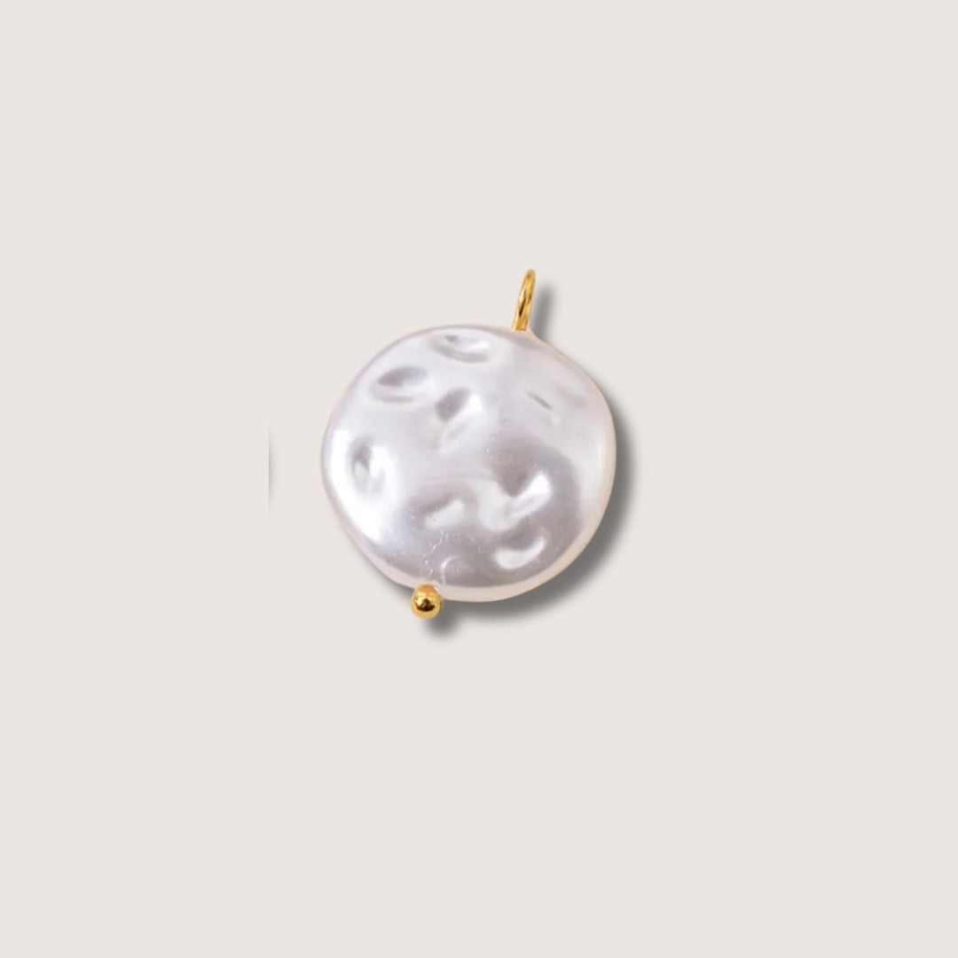 Flat Pearl Charms