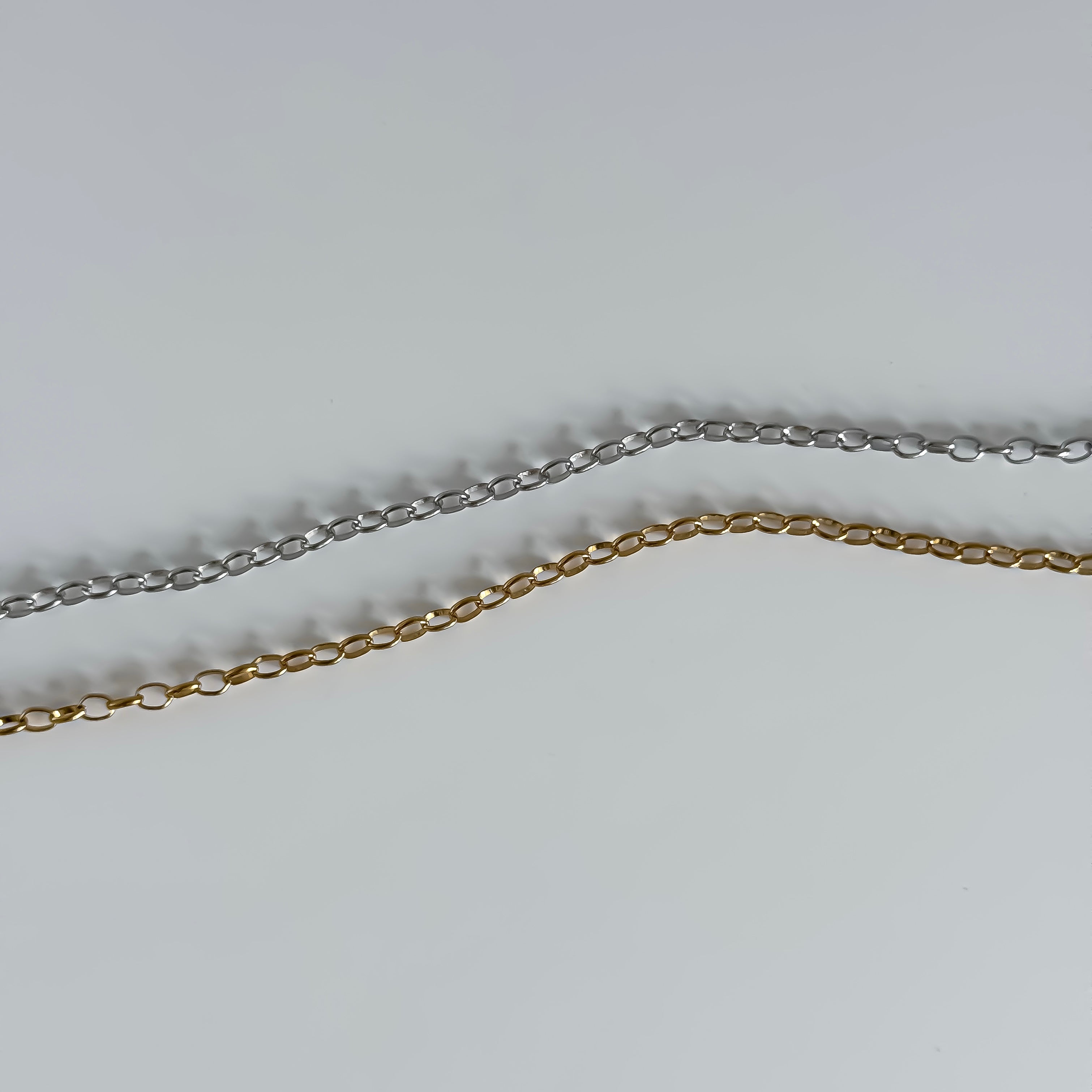 Dainty Rolo Multi Charm Chain