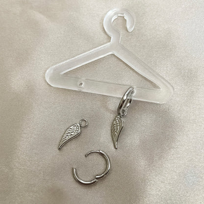 Wings Huggie Hoop Earrings